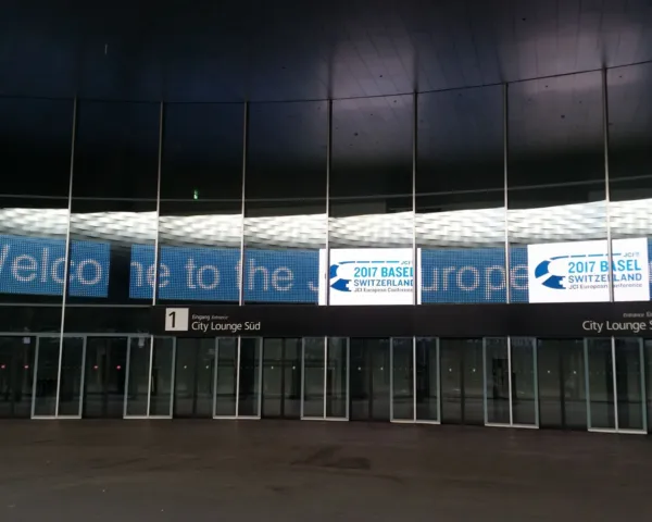 Jci europakonferenz basel 2017 congress center branding