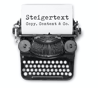 Logo Steigertext Typewriter